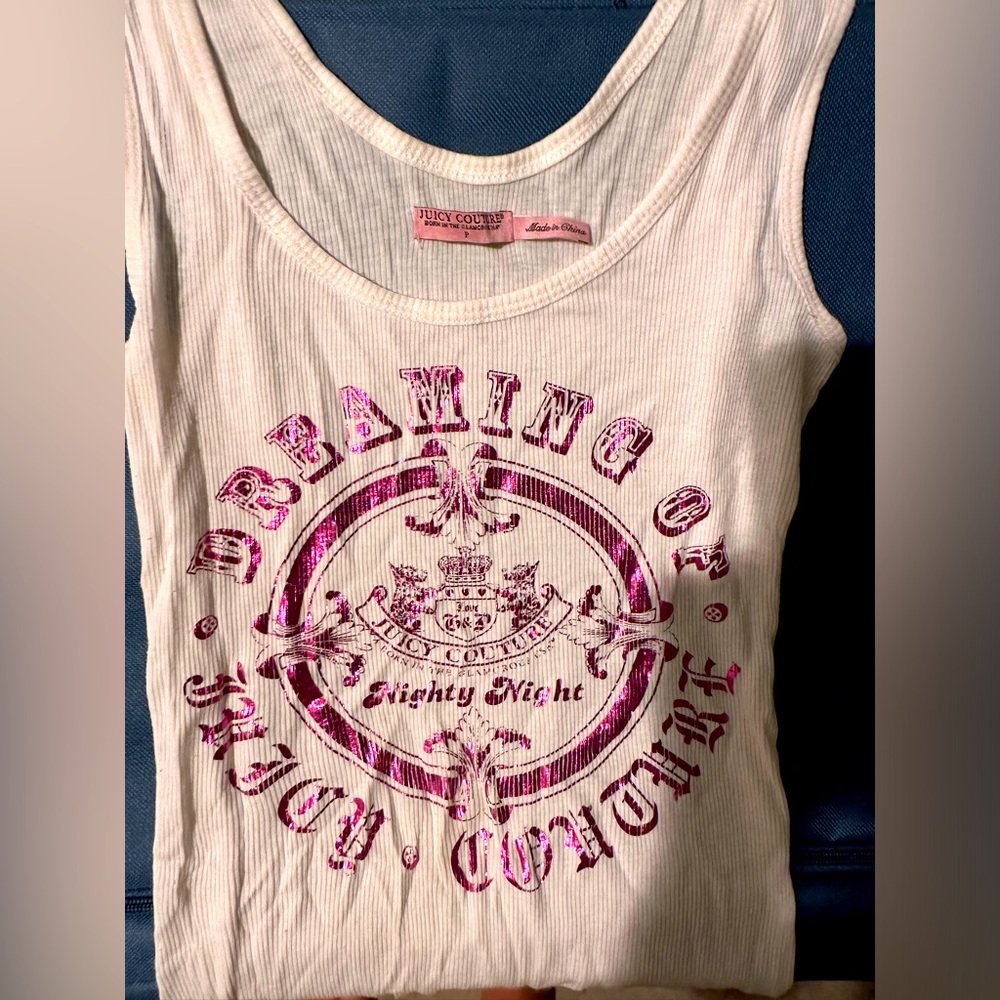 Juicy couture tank top - dreaming of juicy couture size Small/ Petite